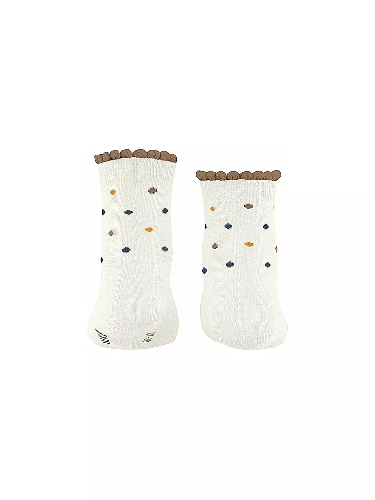 FALKE | Kinder Socken MULTIDOT off-white | rot