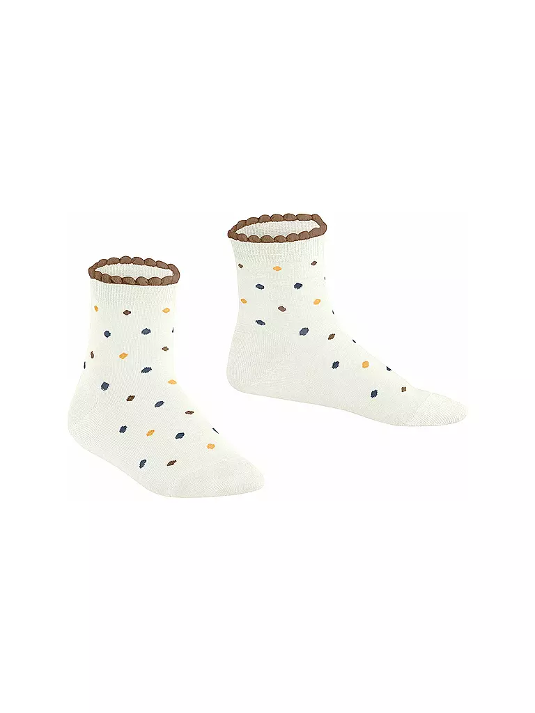 FALKE | Kinder Socken MULTIDOT off-white | weiss