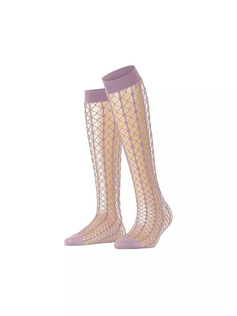 FALKE | Kniestrümpfe PARADISE NET shell pink | rosa