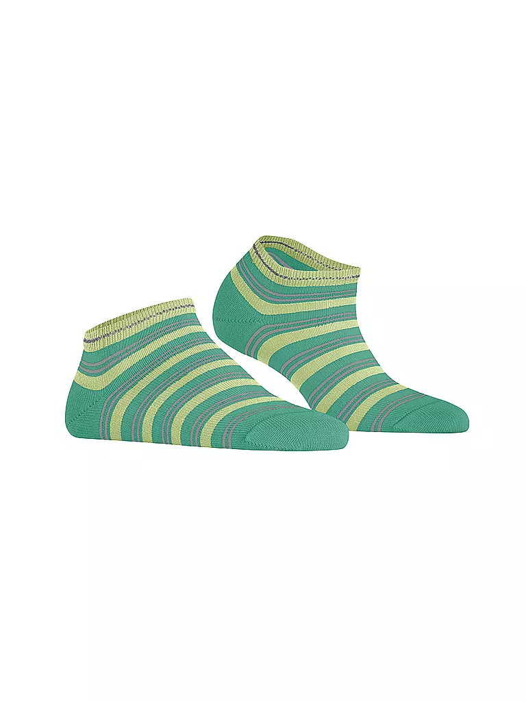 FALKE | Sneaker Socken SMART STRIPE oceangreen | schwarz