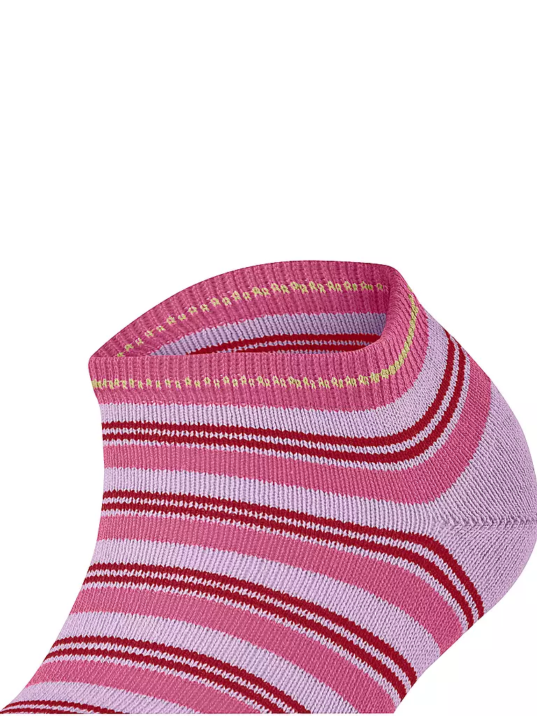 FALKE | Sneaker Socken SMART STRIPE shell pink | grün