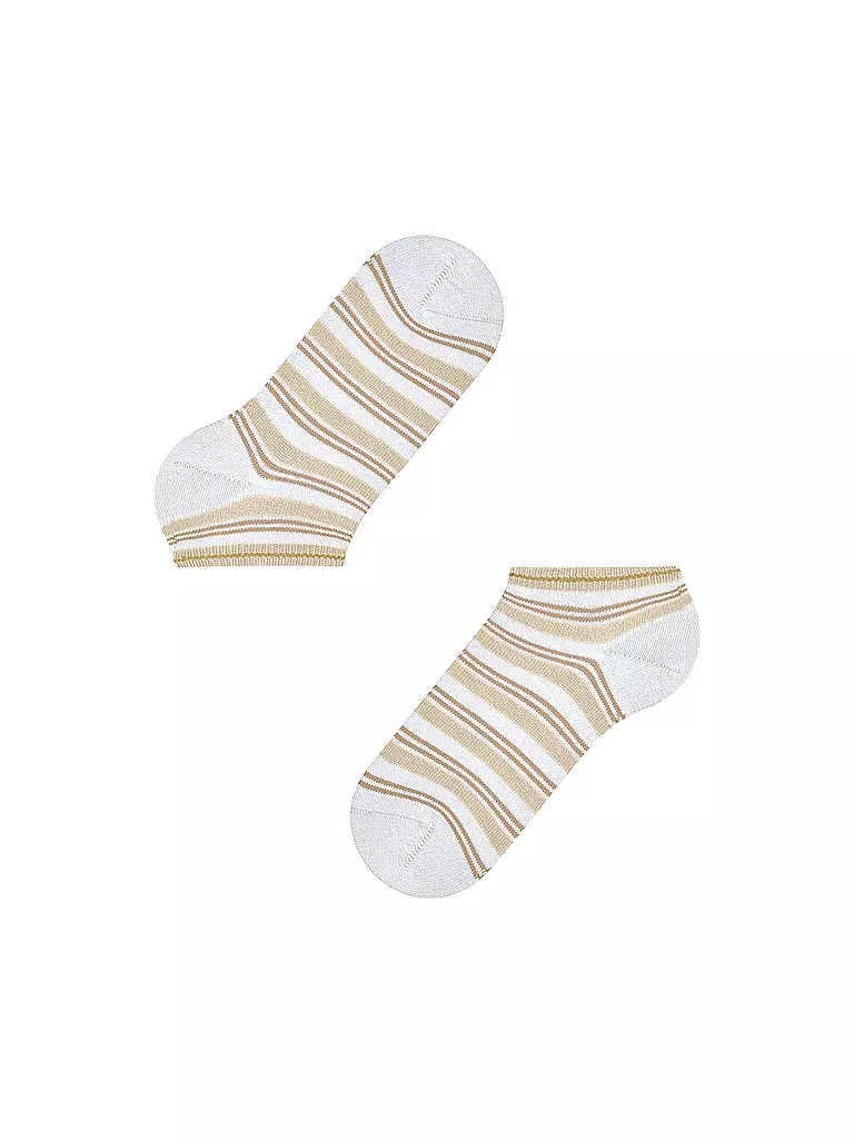 FALKE | Sneaker Socken SMART STRIPE white | grün