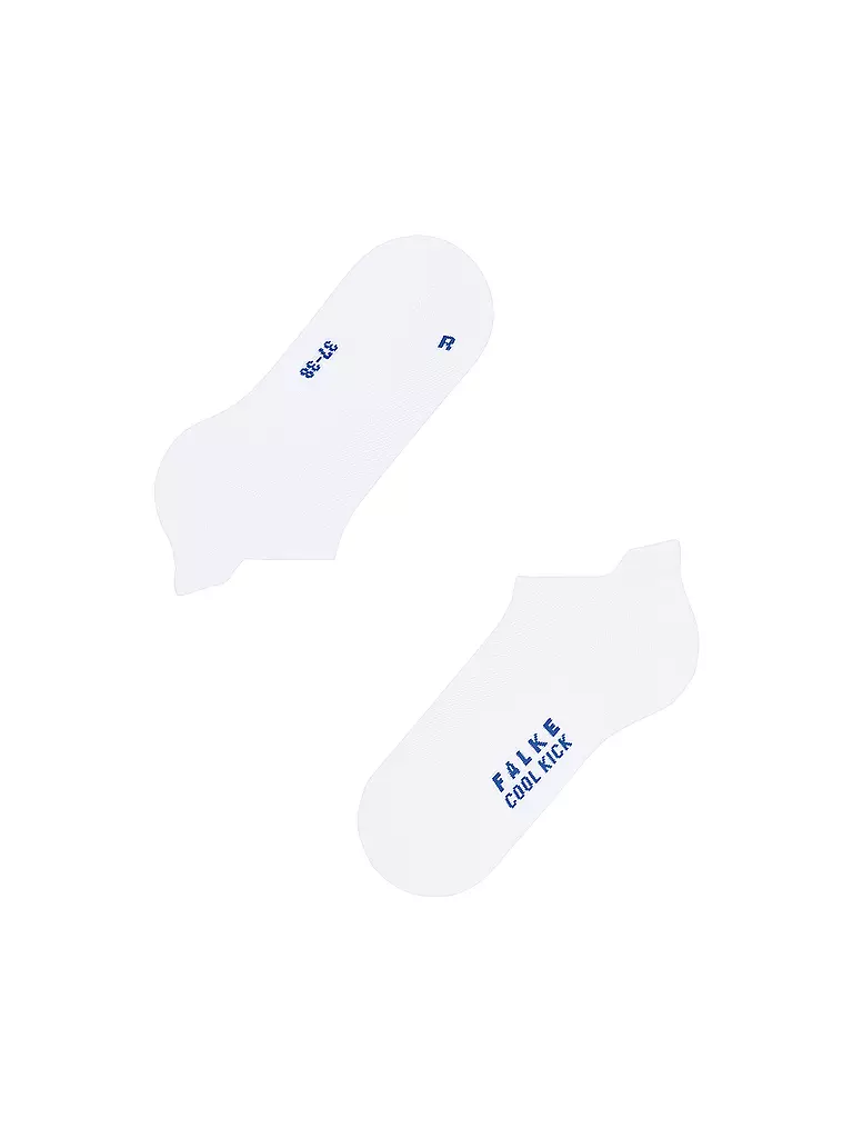 FALKE | Sneakersocken COOL KICK white | hellgrau