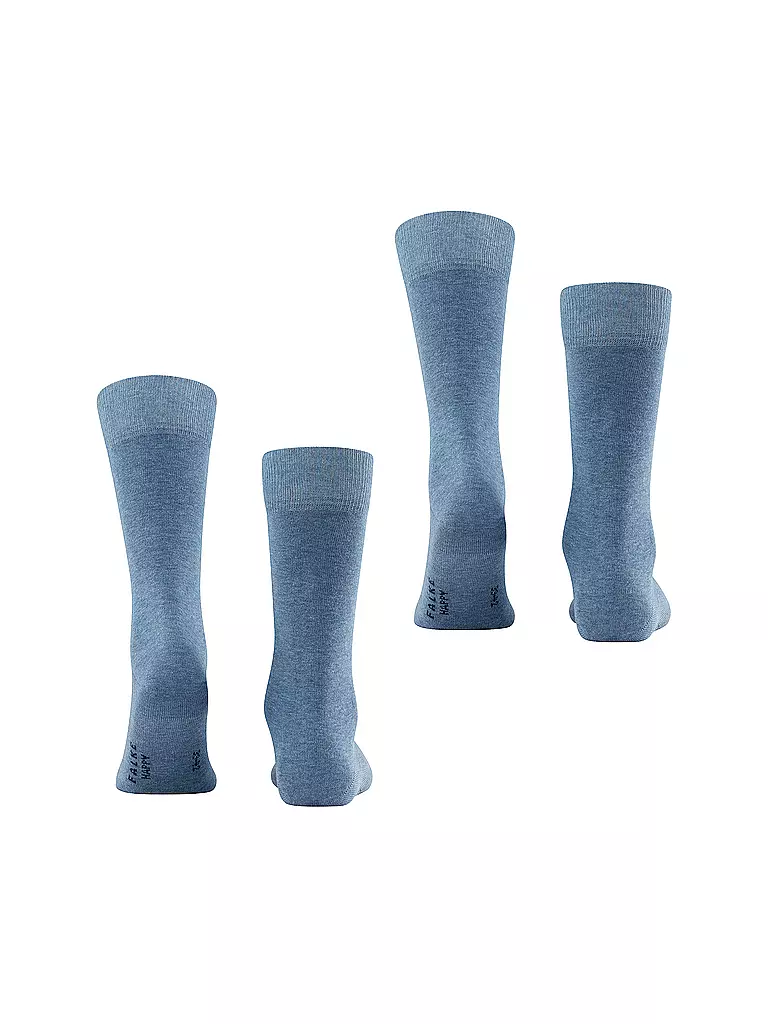 FALKE | Socken 2er Pkg HAPPY light denim | blau