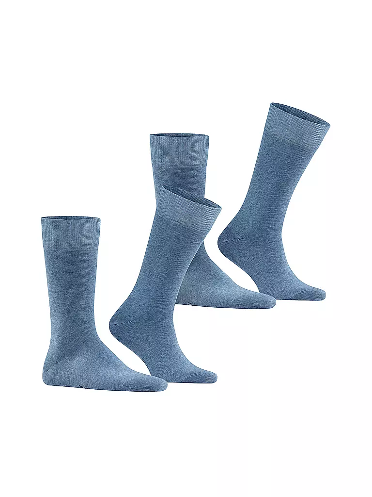 FALKE | Socken 2er Pkg HAPPY light denim | blau