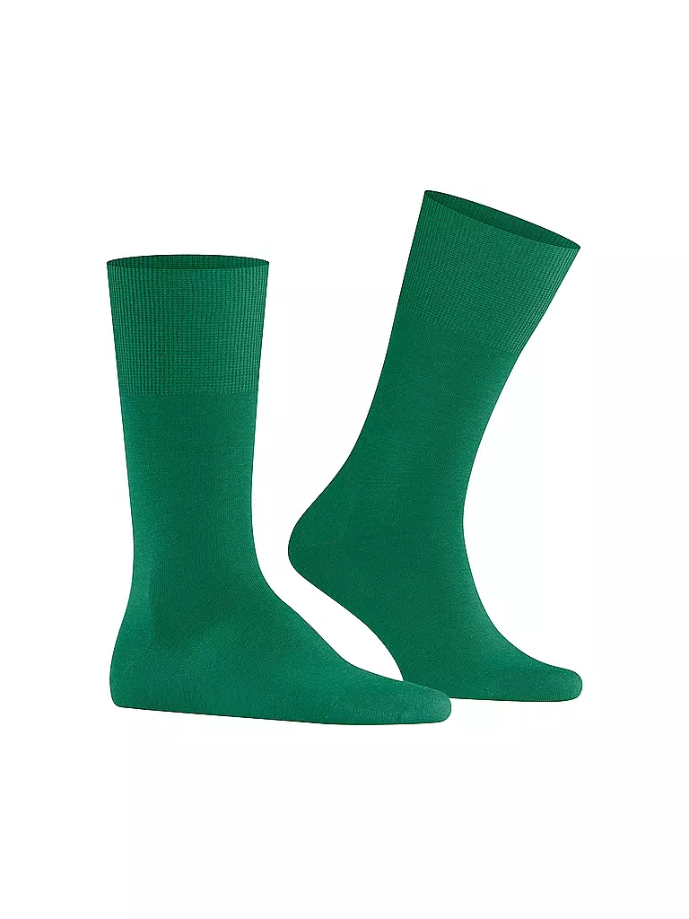 FALKE | Socken AIRPORT emerald | dunkelgrün