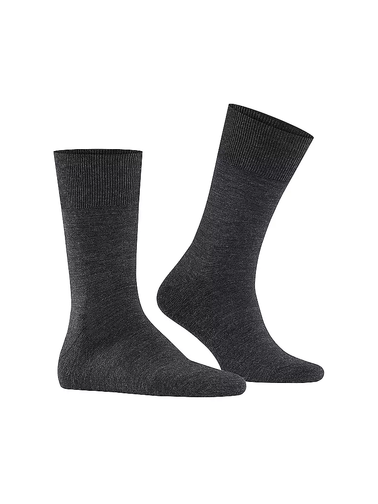 FALKE | Socken AIRPORT PLUS anthracite melange | grau