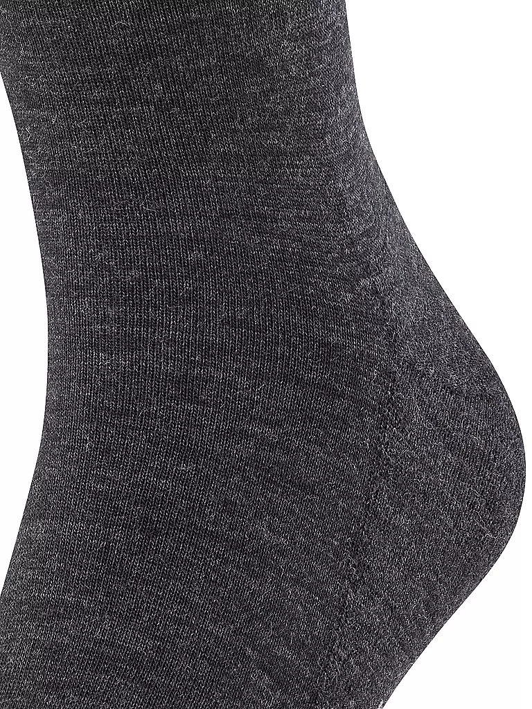 FALKE | Socken AIRPORT PLUS anthracite melange | schwarz