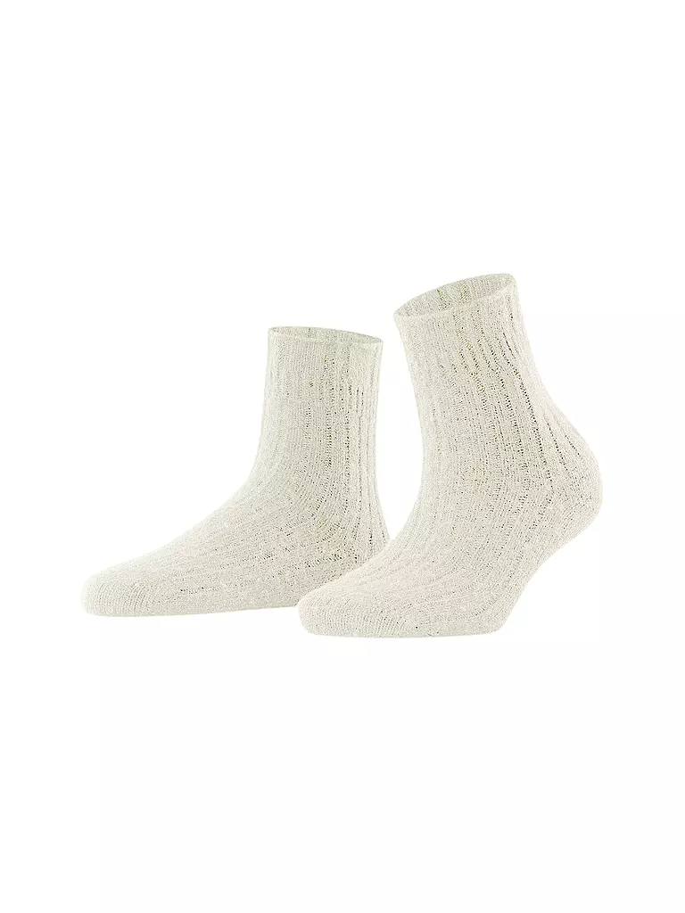 FALKE | Socken BEDSOCK RIB  | weiss