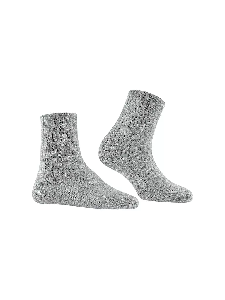 FALKE | Socken BEDSOCK RIB  | silber