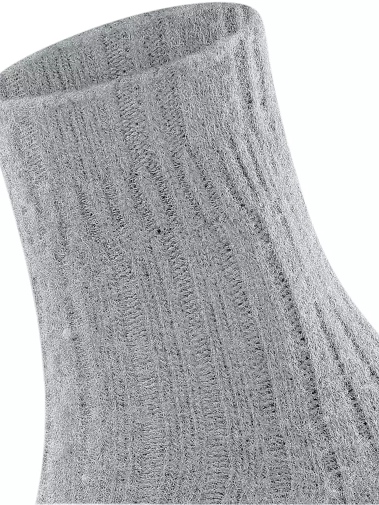 FALKE | Socken BEDSOCK RIB  | silber