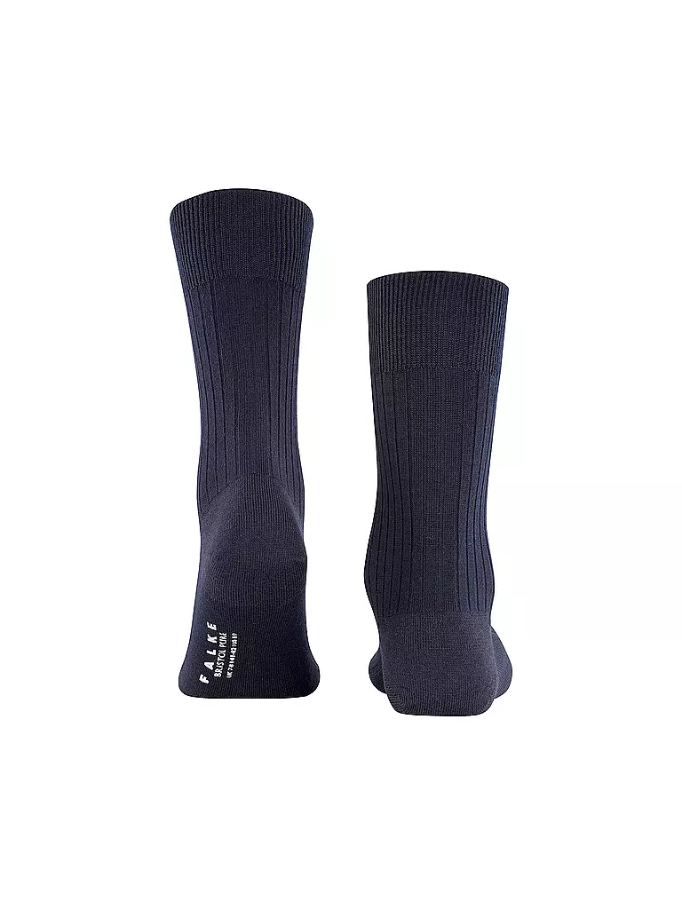 FALKE | Socken BRISTOL PURE dark navy | schwarz