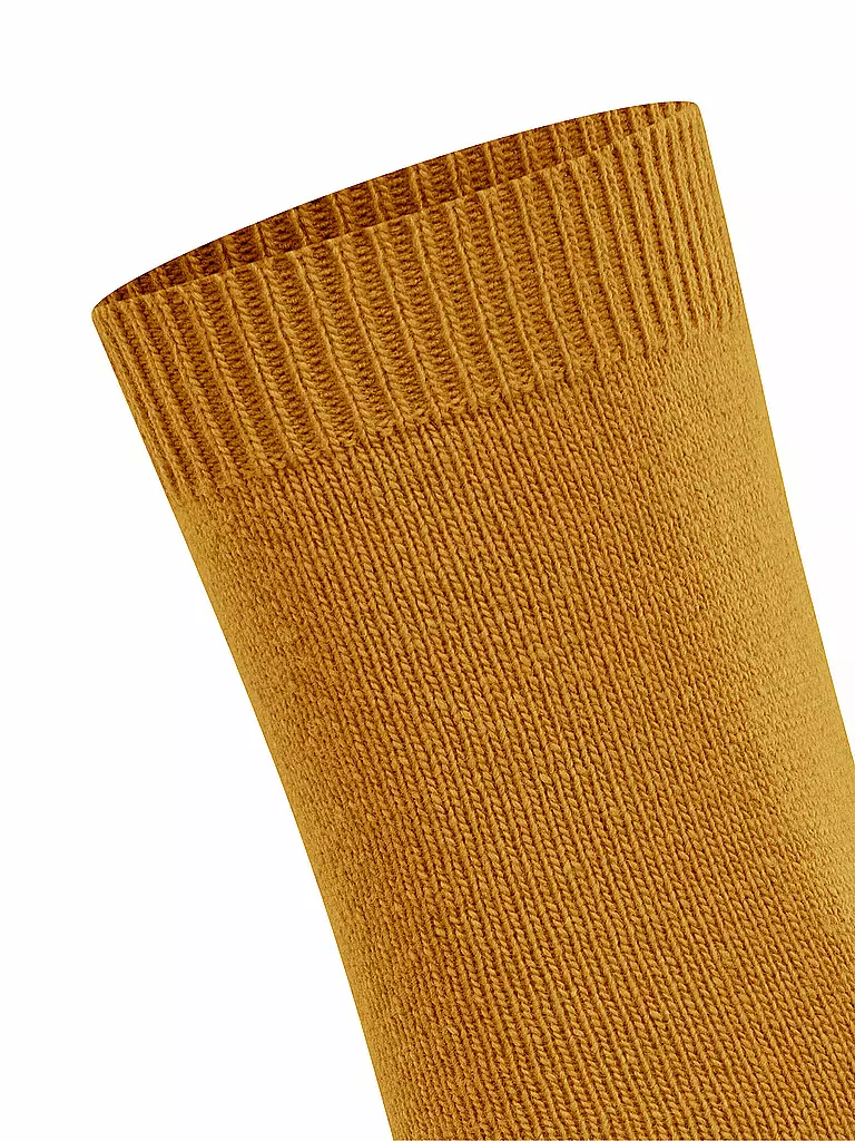 FALKE | Socken COSY WOOL amber | hellgrau