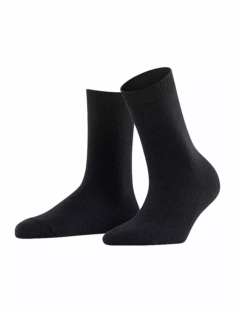 FALKE | Socken COSY WOOL black | schwarz