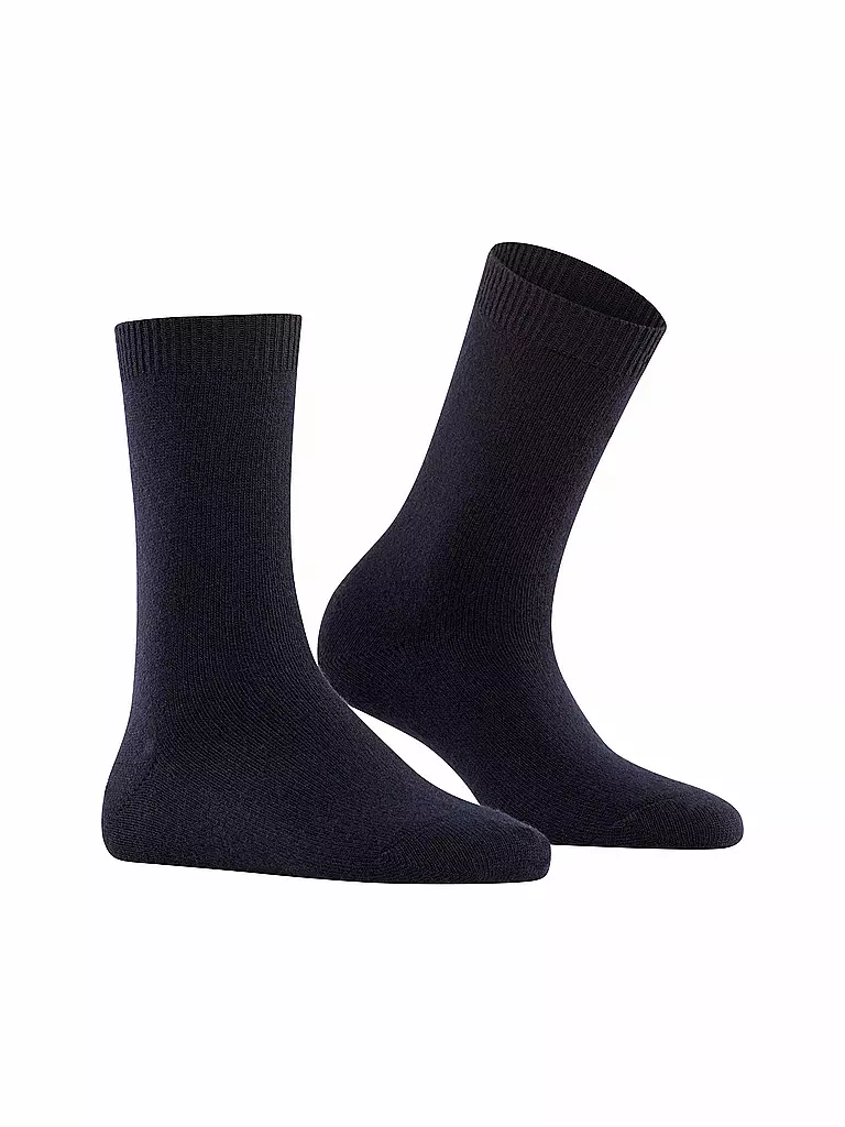 FALKE | Socken COSY WOOL dark navy | hellgrau