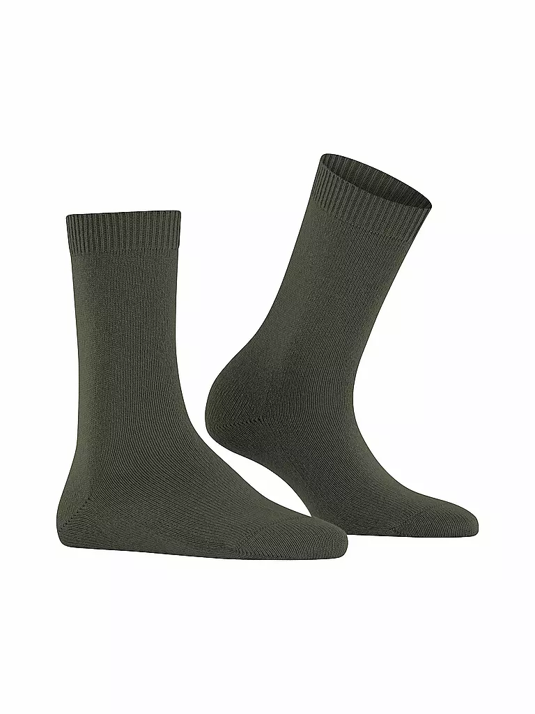 FALKE | Socken COSY WOOL military | hellgrau