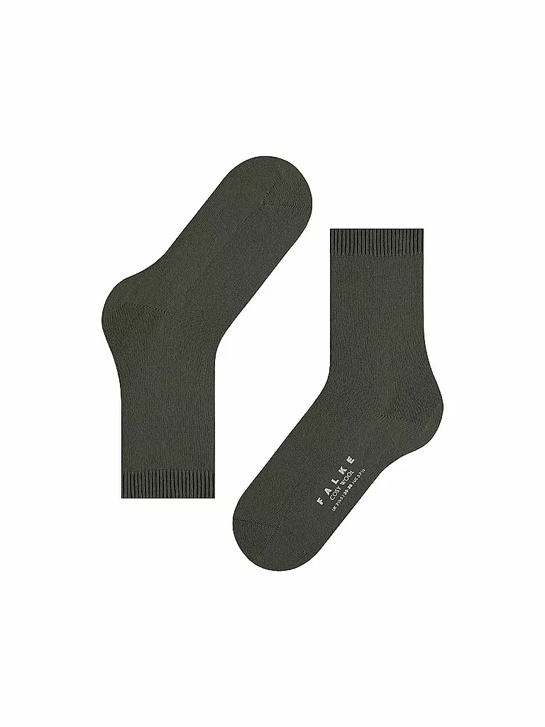 FALKE | Socken COSY WOOL military | hellgrau