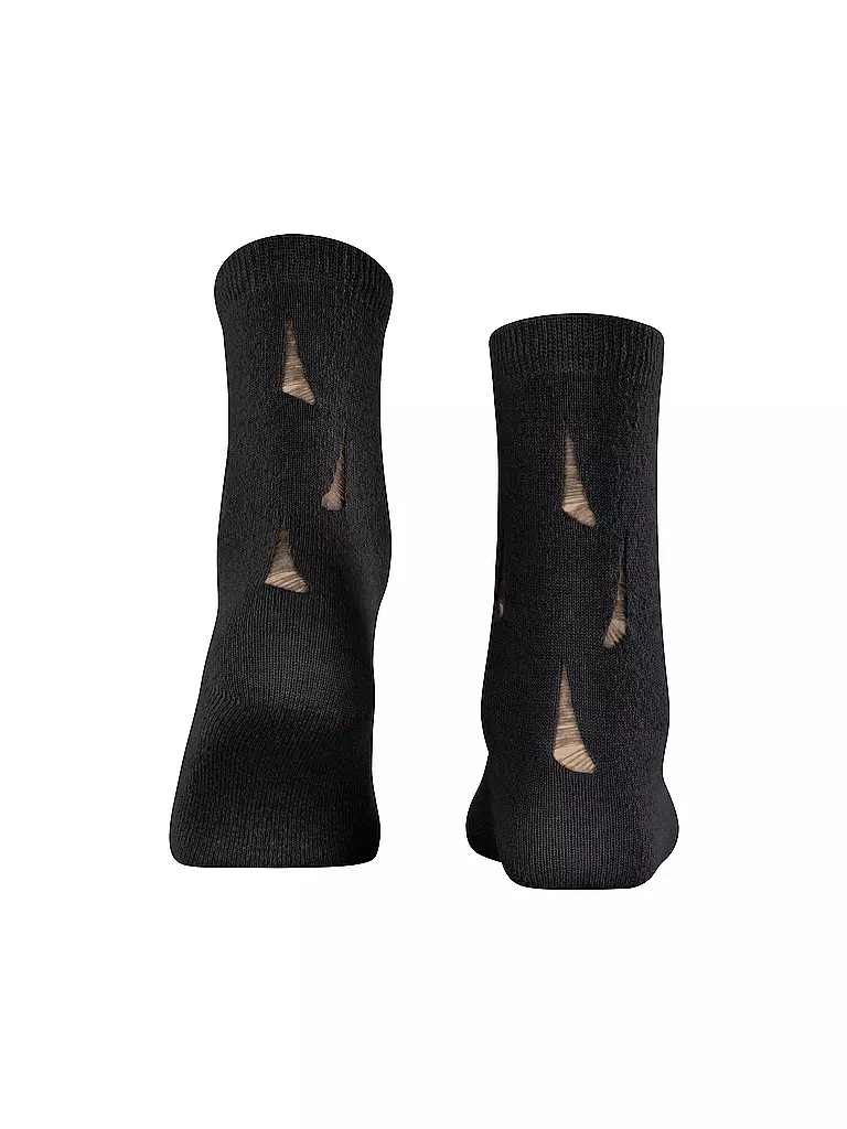 FALKE | Socken DISTRESSED black | schwarz