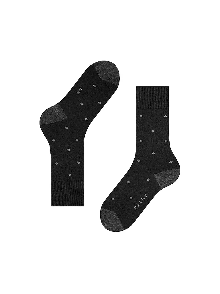 FALKE | Socken Dot anthracite mel. | grau