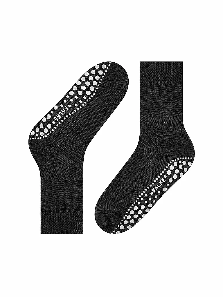 FALKE | Socken HOMEPADS black | grau