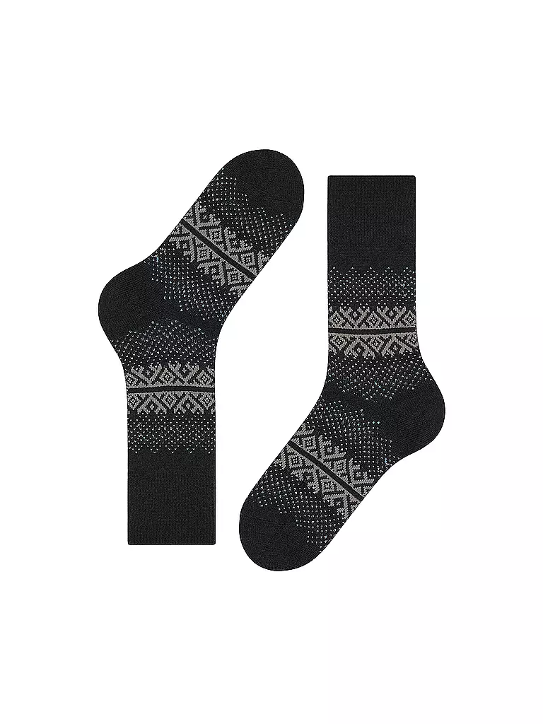 FALKE | Socken INVERNESS black | blau