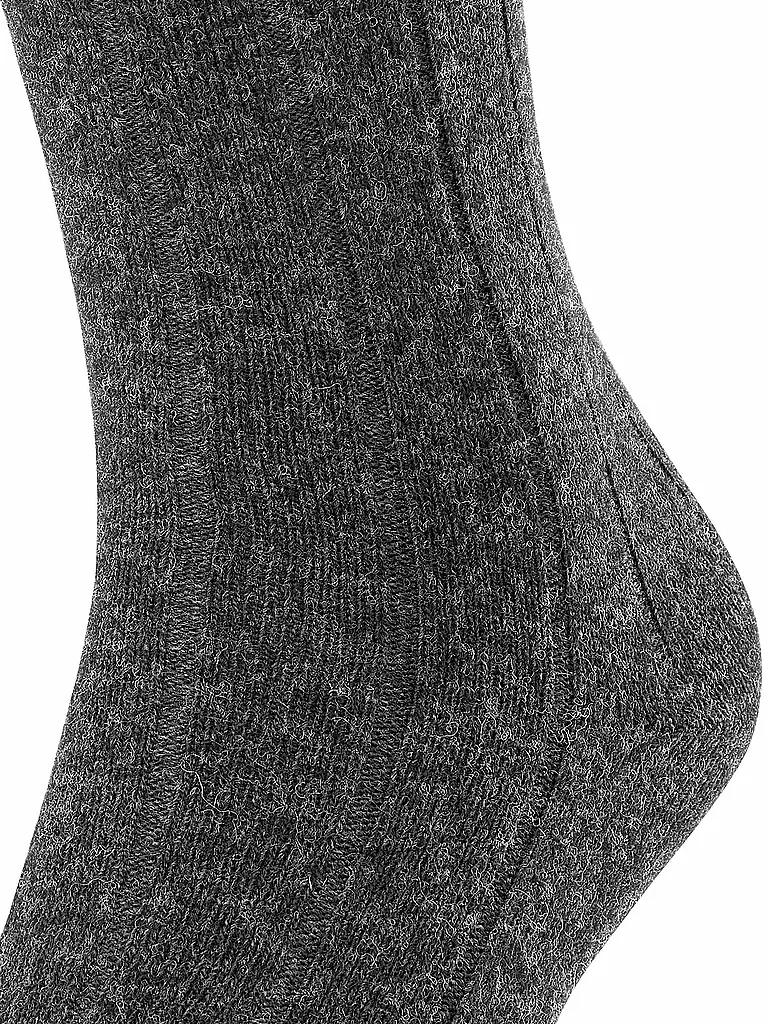 FALKE | Socken LHASA RIB anthara mel | grau