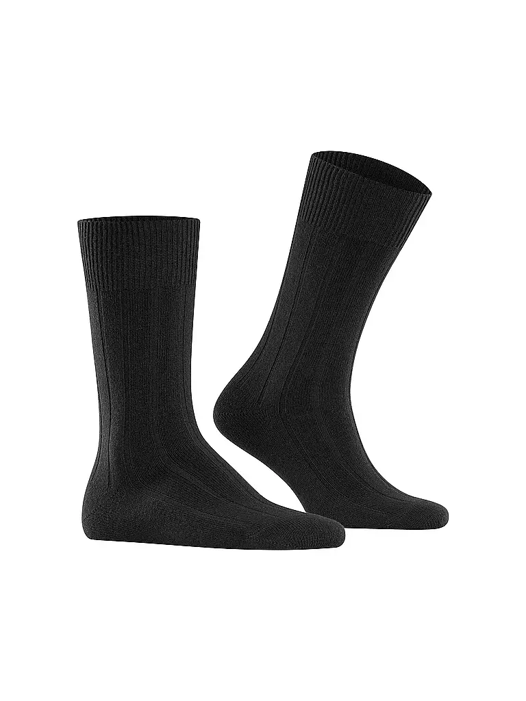 FALKE | Socken LHASA RIB black | schwarz