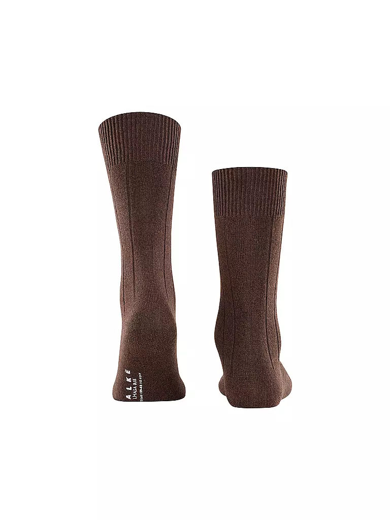 FALKE | Socken LHASA RIB brown | hellgrau