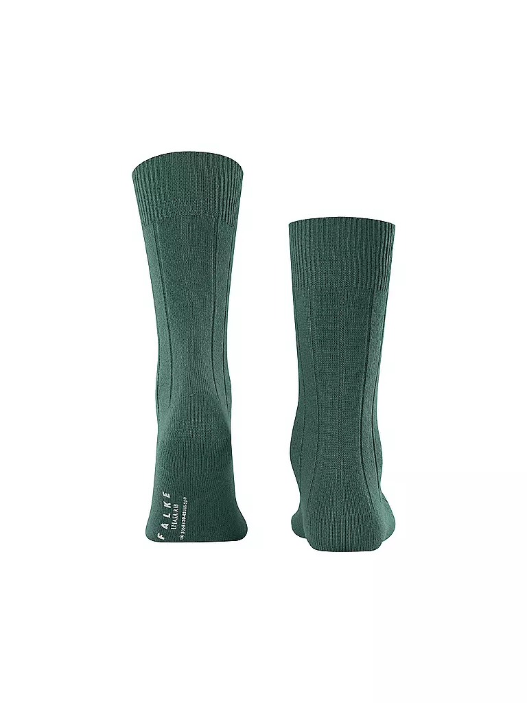 FALKE | Socken LHASA RIB hunter green | dunkelgrün