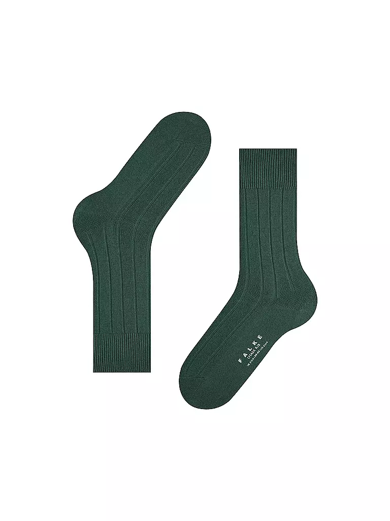 FALKE | Socken LHASA RIB hunter green | hellgrau