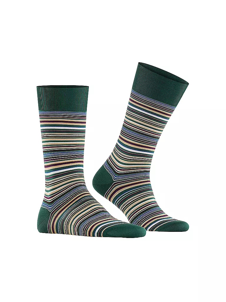 FALKE | Socken MICROBLOCK hunter green  | dunkelgrün