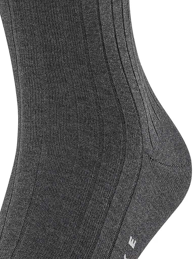 FALKE | Socken MILANO anthracite melange | grau