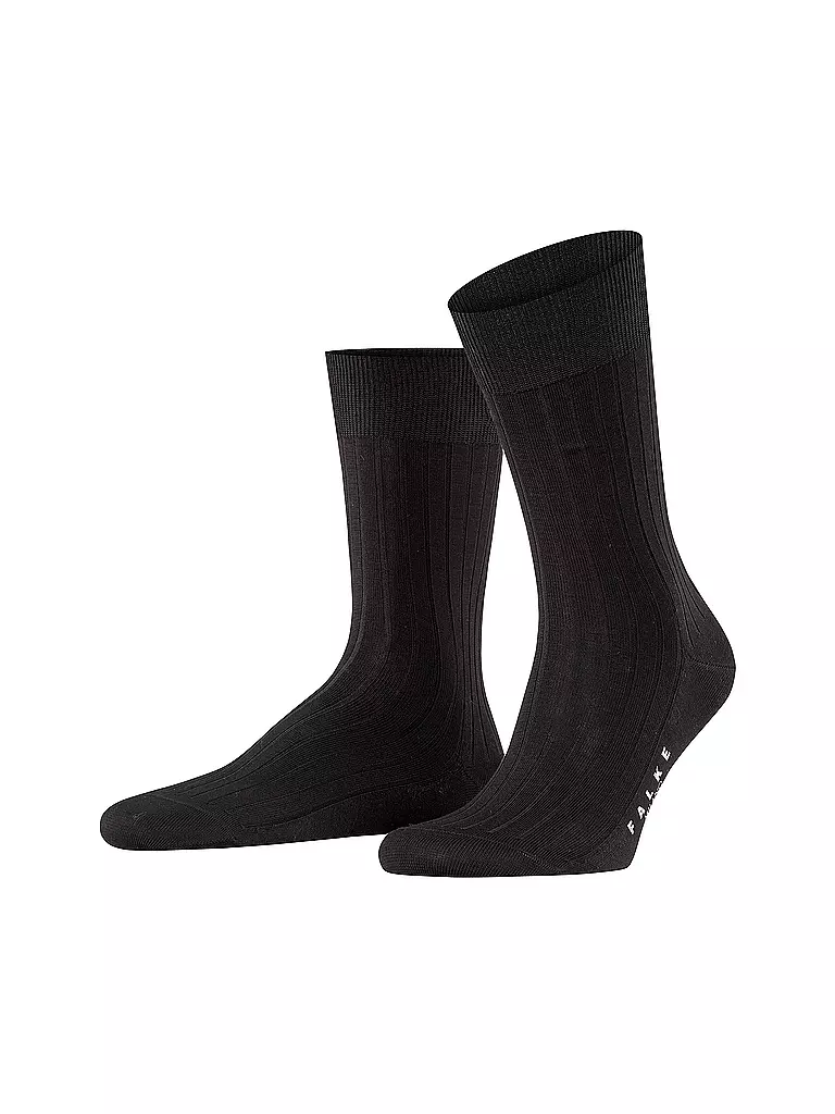 FALKE | Socken MILANO black | schwarz