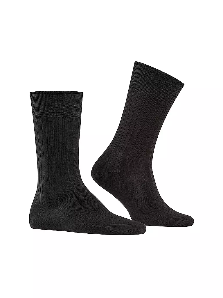 FALKE | Socken MILANO black | schwarz