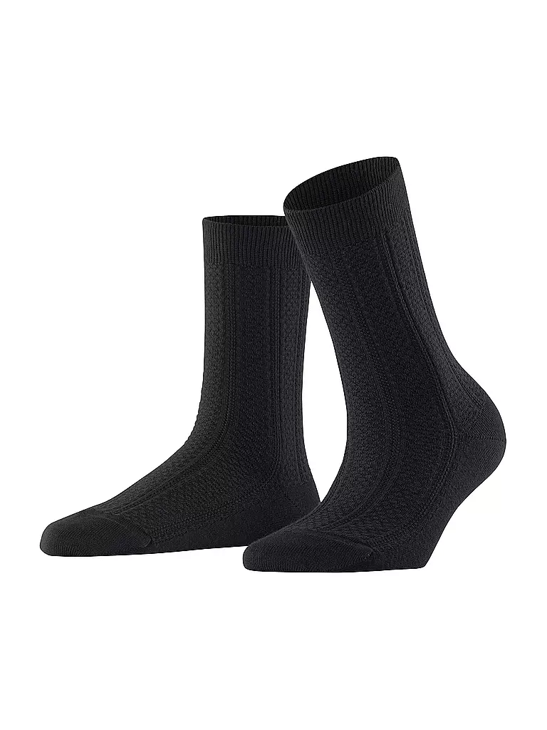 FALKE | Socken NEEDLEPOINT black | schwarz