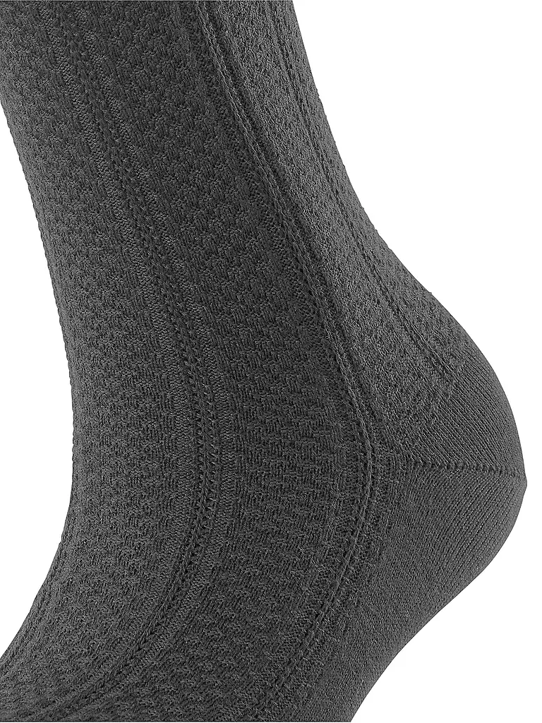 FALKE | Socken NEEDLEPOINT dark rock | grau