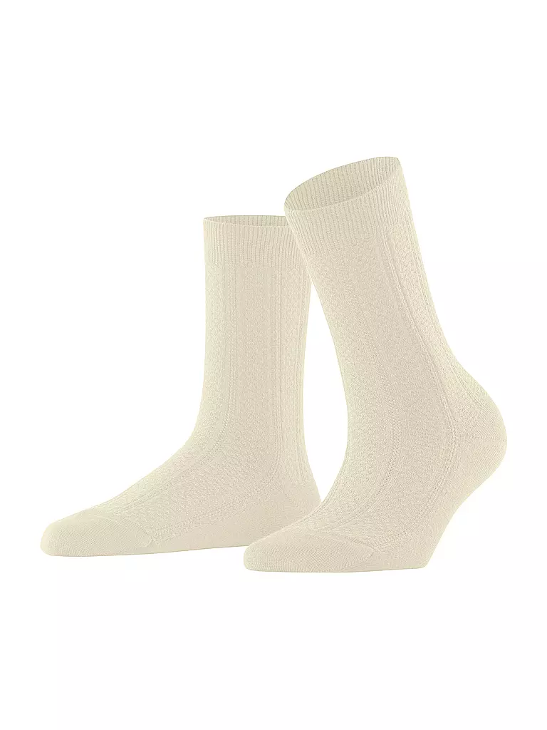 FALKE | Socken NEEDLEPOINT off white | creme