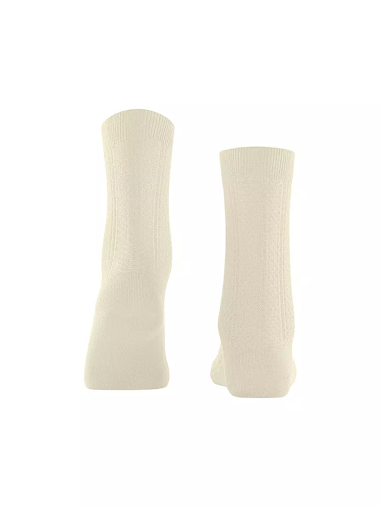 FALKE | Socken NEEDLEPOINT off white | olive