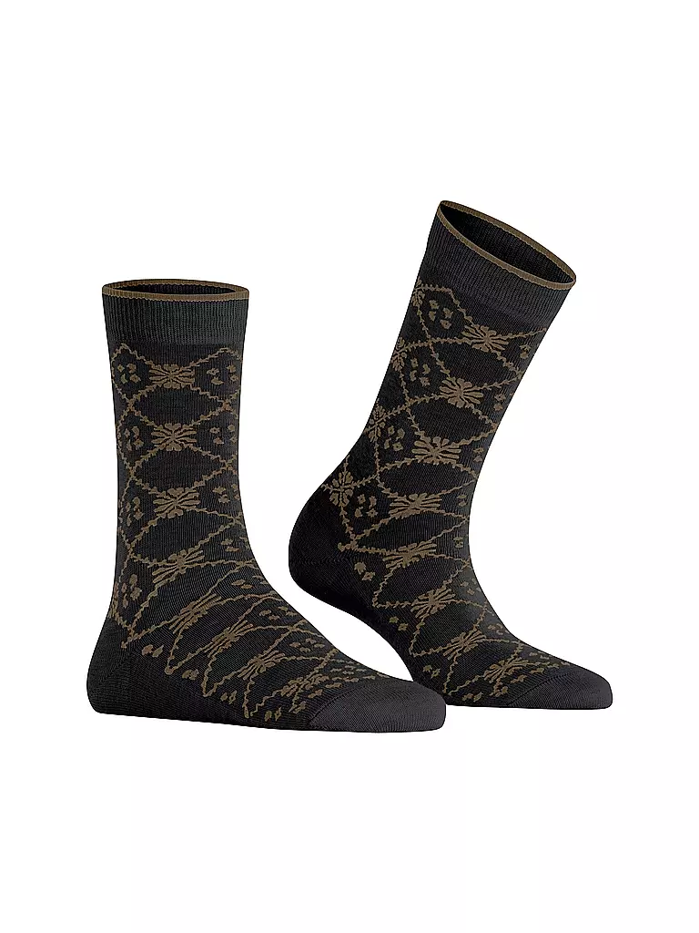 FALKE | Socken RETRO SENSATION black | grün