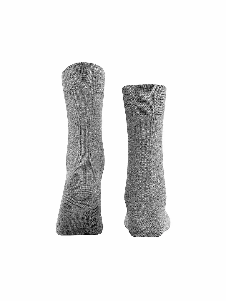 FALKE | Socken SENSITIVE LONDON light greymel. | dunkelblau