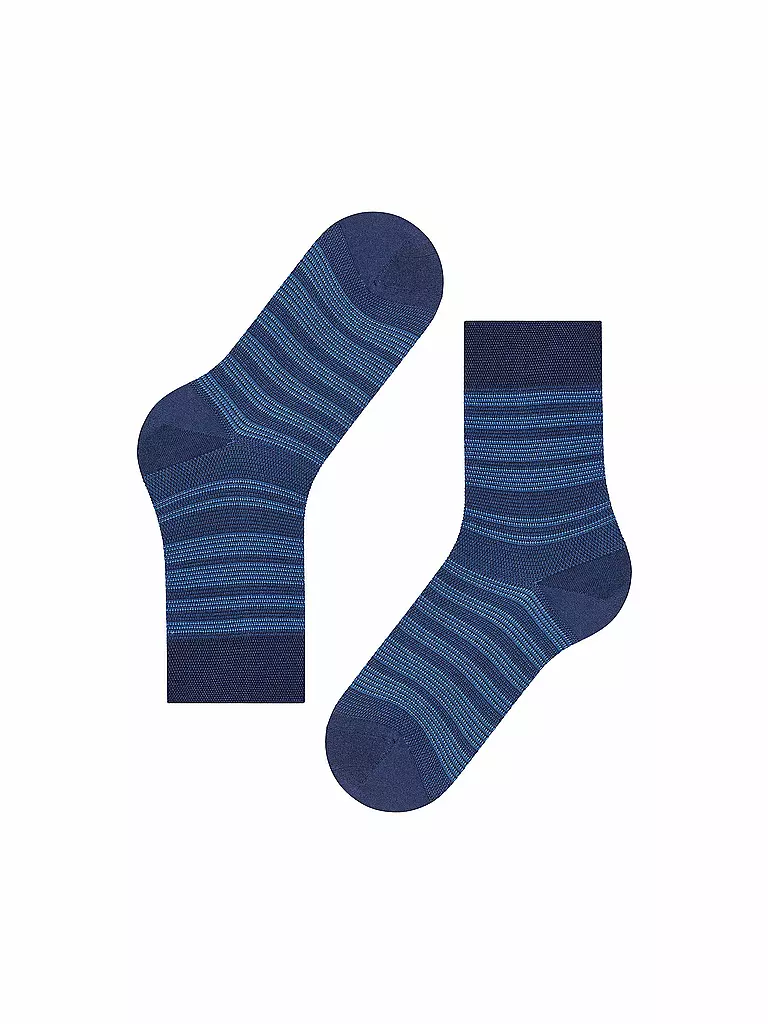 FALKE | Socken SENSITIVE SUNSET STRIPE space blue | grau