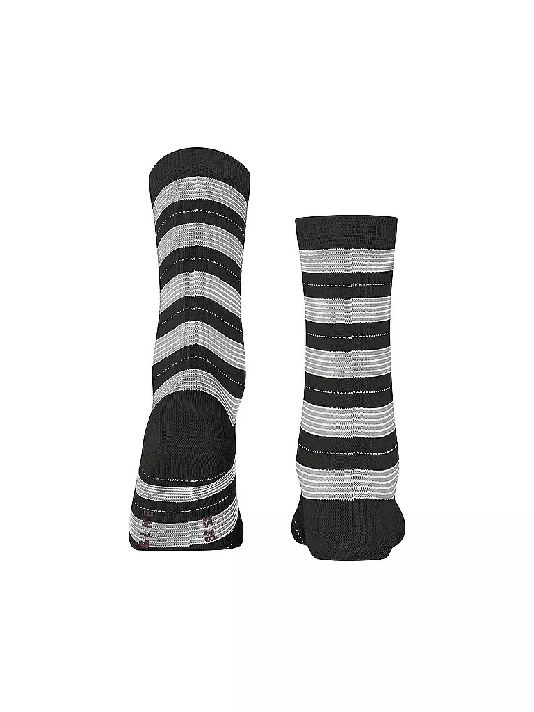 FALKE | Socken STRIPE UNIFORM black | beige