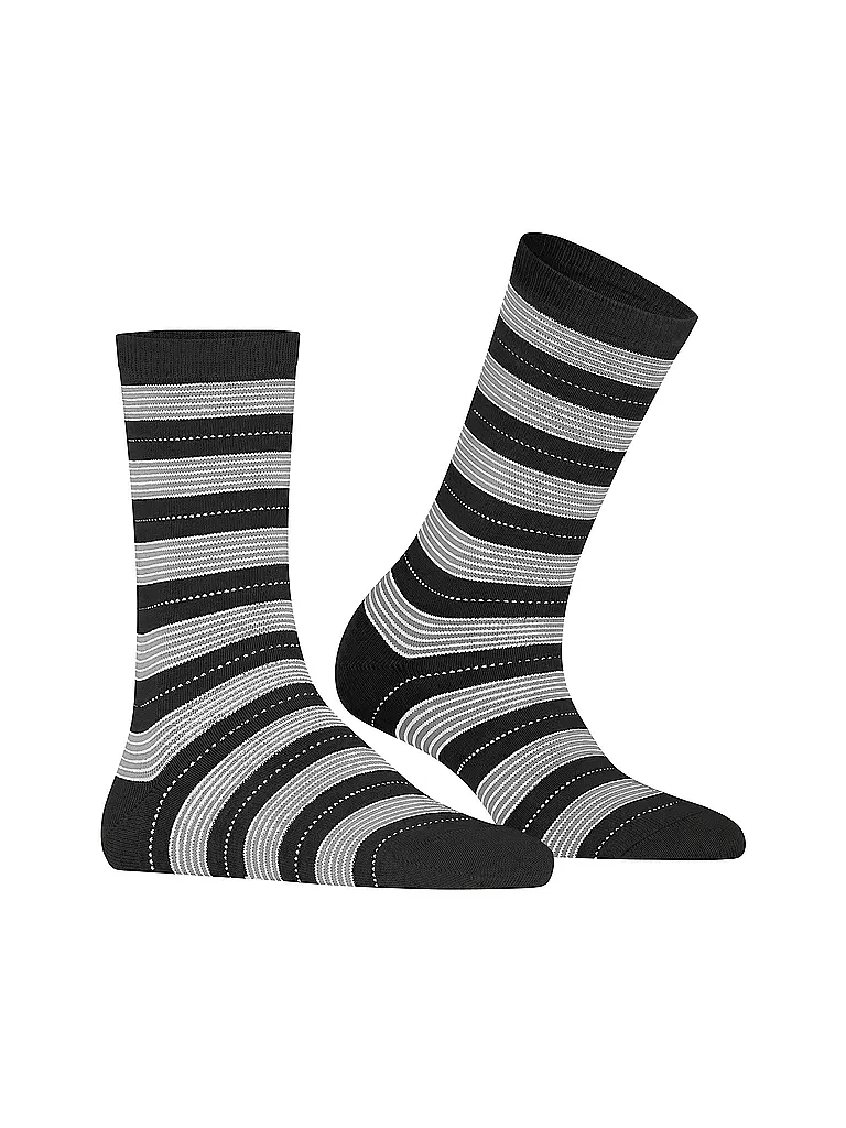 FALKE | Socken STRIPE UNIFORM black | beige