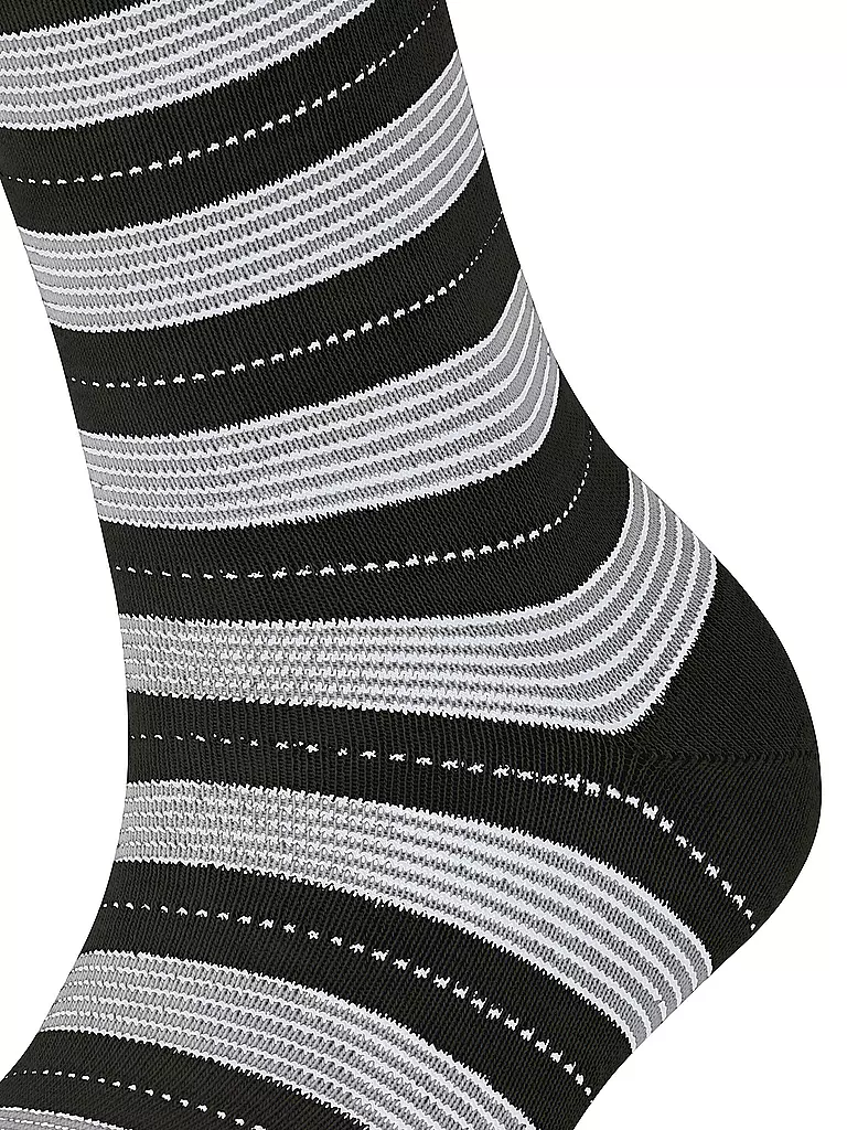 FALKE | Socken STRIPE UNIFORM black | beige