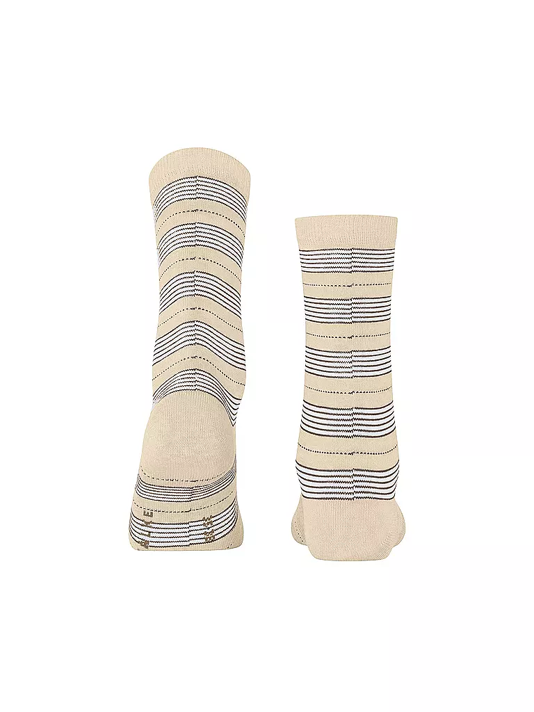 FALKE | Socken STRIPE UNIFORM cream | schwarz