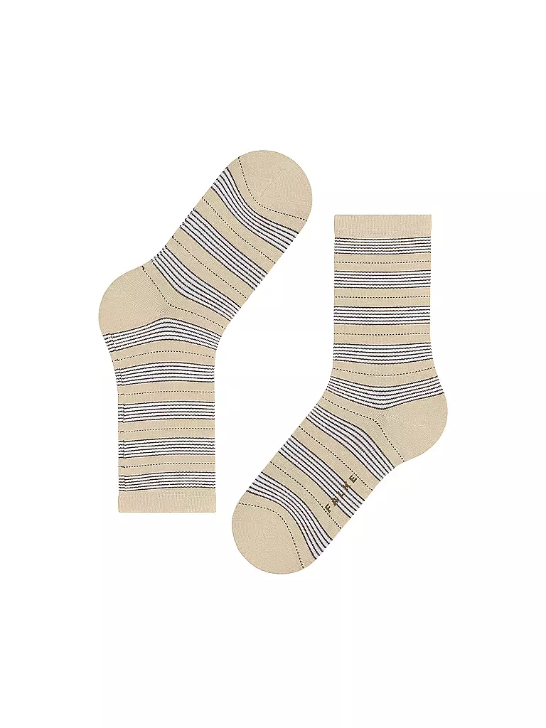 FALKE | Socken STRIPE UNIFORM cream | schwarz