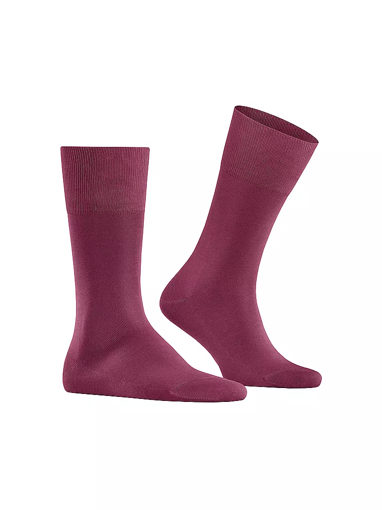 FALKE | Socken TIAGO red plum | pink