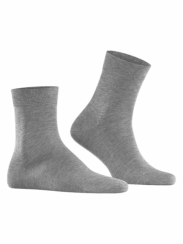 FALKE | Socken TIAGO steel melange | hellgrau