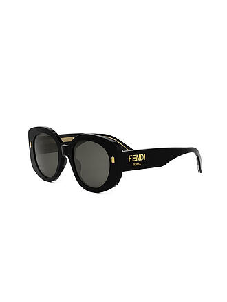 FENDI | FENDI Roma schwarze runde Sonnenbrille