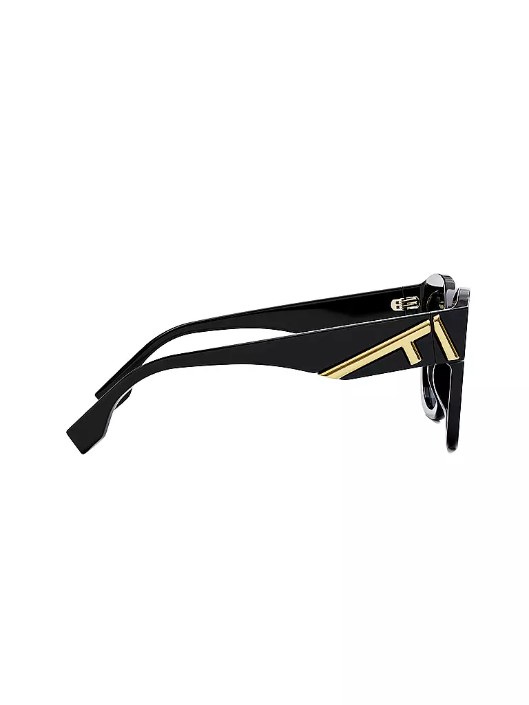 FENDI | FENDI First schwarze eckige Sonnenbrille | schwarz